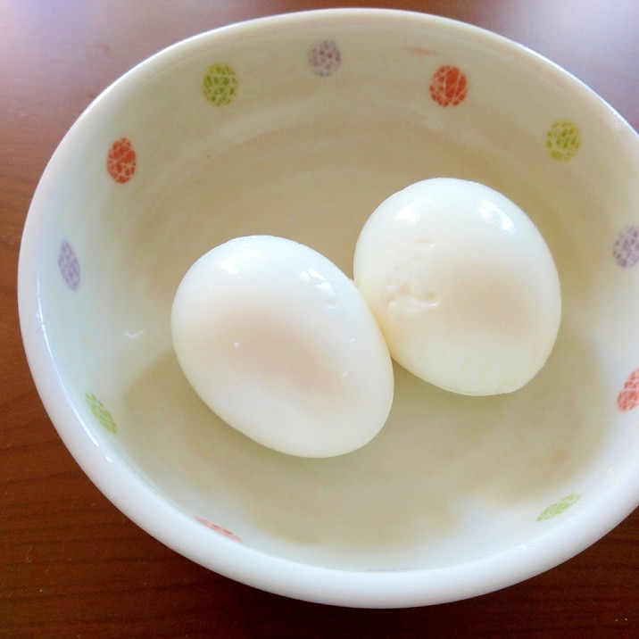 半熟茹で卵☆電気圧力鍋(インスタントポット)